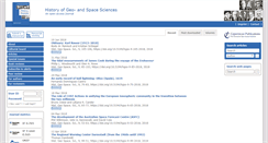 Desktop Screenshot of hist-geo-space-sci.net