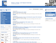 Tablet Screenshot of hist-geo-space-sci.net